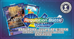 Digimon: Trait Limited Regulation Battle! | Saturday, July 5 at 6:30PM